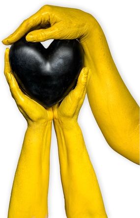 奉献爱心手势图片